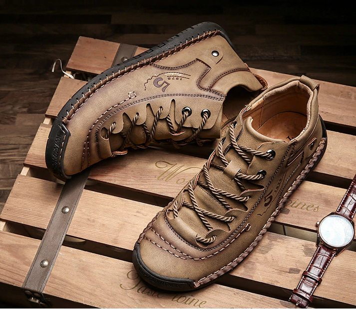 Morpion™ Vintage Leather Boots - MakenShop