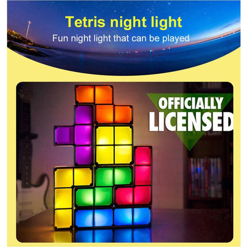 Tetris Stackable LED Night Light - MakenShop