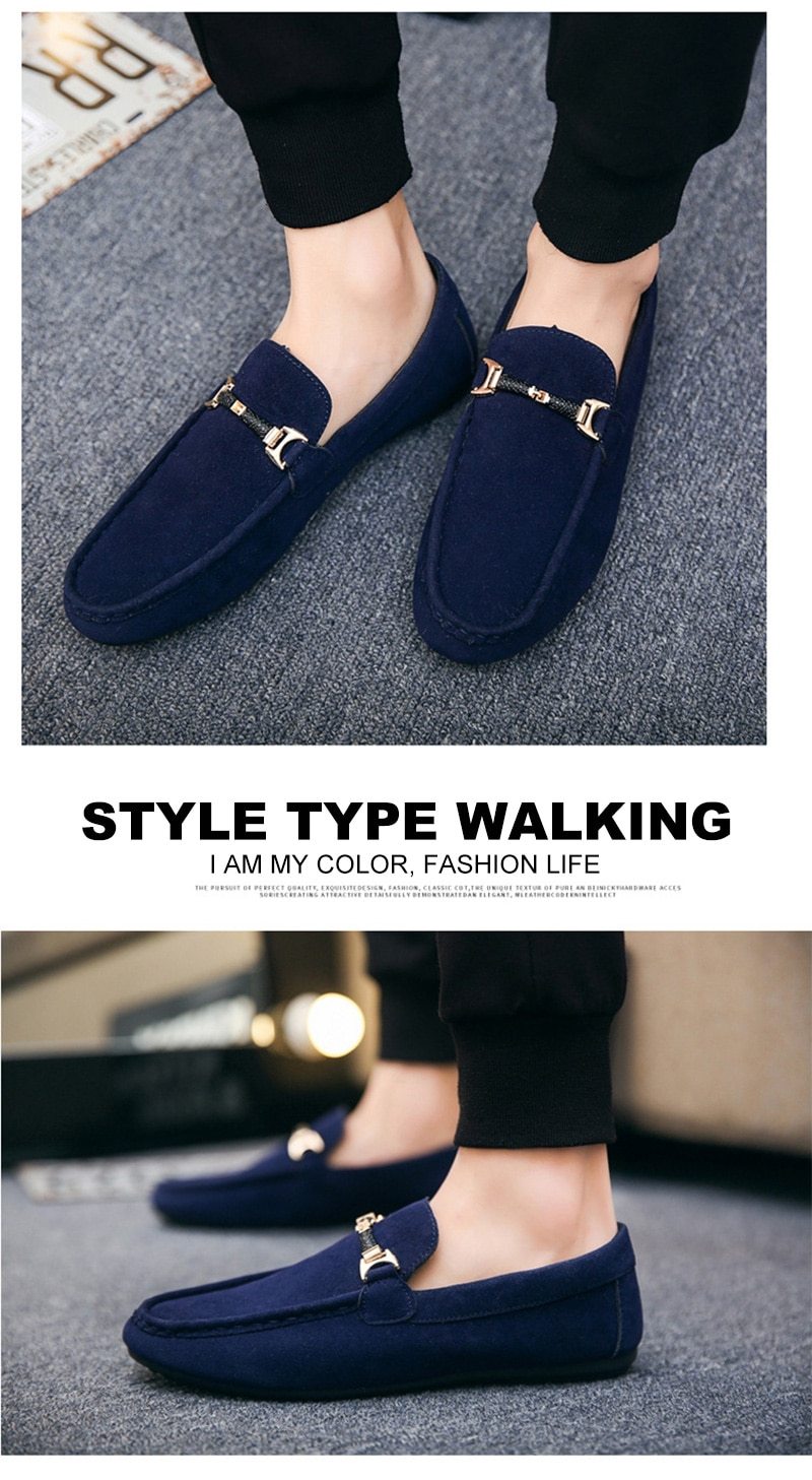 Men Casual Shoes/Fashion Peas Driving Male Adult Lazy Men Slip on Loafers - MakenShop