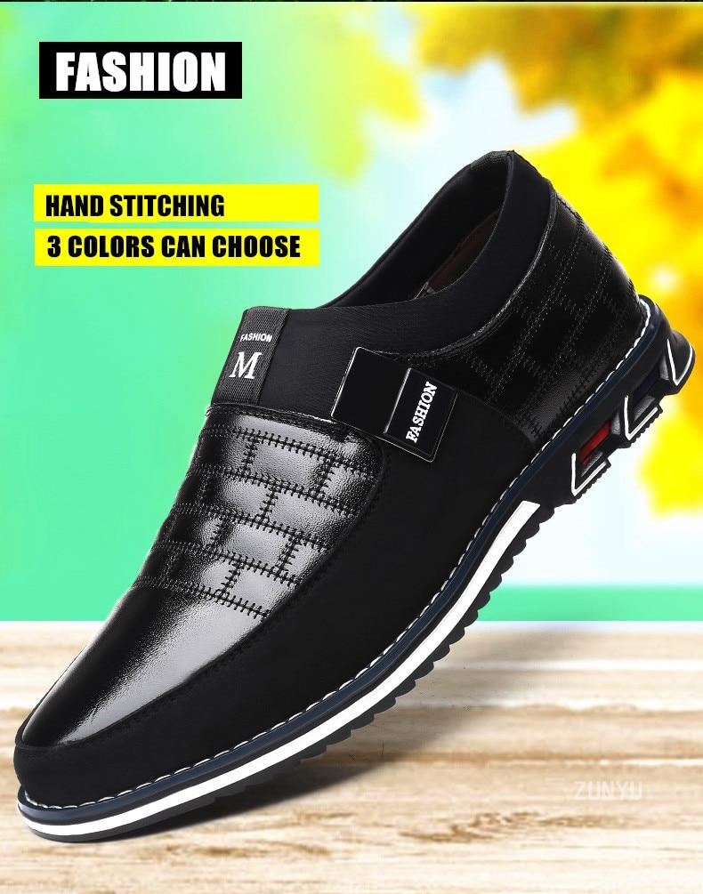 LUXURY CASUAL MEN’S COMFORTABLE BUSINESS SLIP ON SHOES - MakenShop