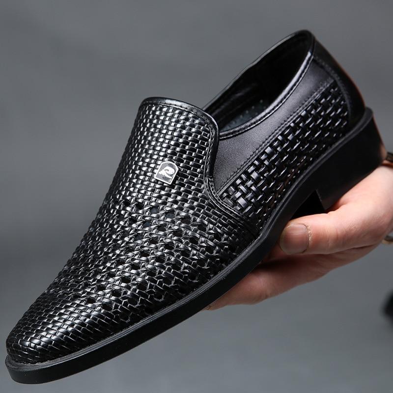 Luxury Brand Genuine Leather Fashion Men Business Shoes - MakenShop