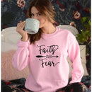 Faith Over Fear Sweatshirt Pullovers - MakenShop
