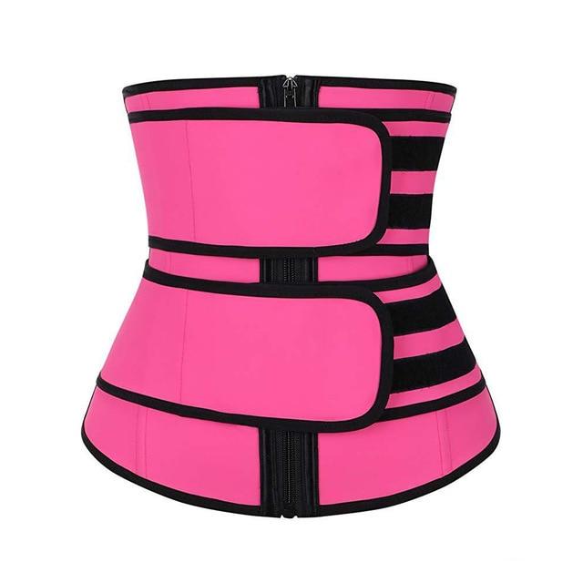 Premium Waist Trainer - Double Compression Straps with Supportive Zipper! - MakenShop