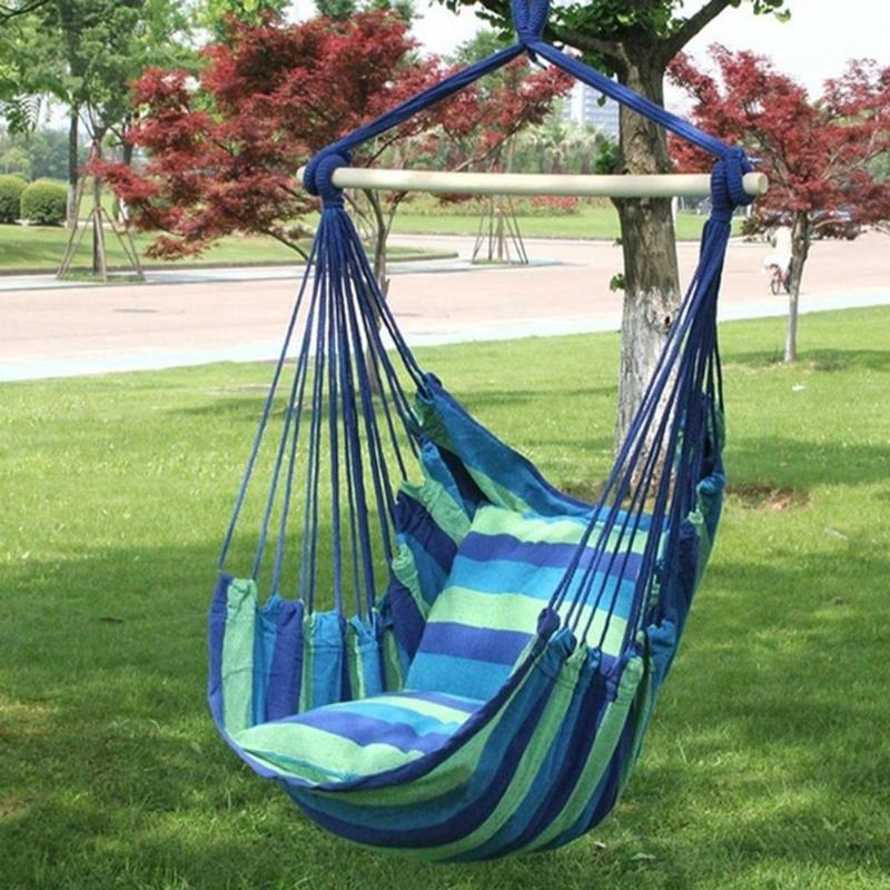 Hammocks Outdoor Garden Hammock Chair Hanging Chair Swing Chair Seat For Indoor Outdoor Garden Chairs Toys for Children