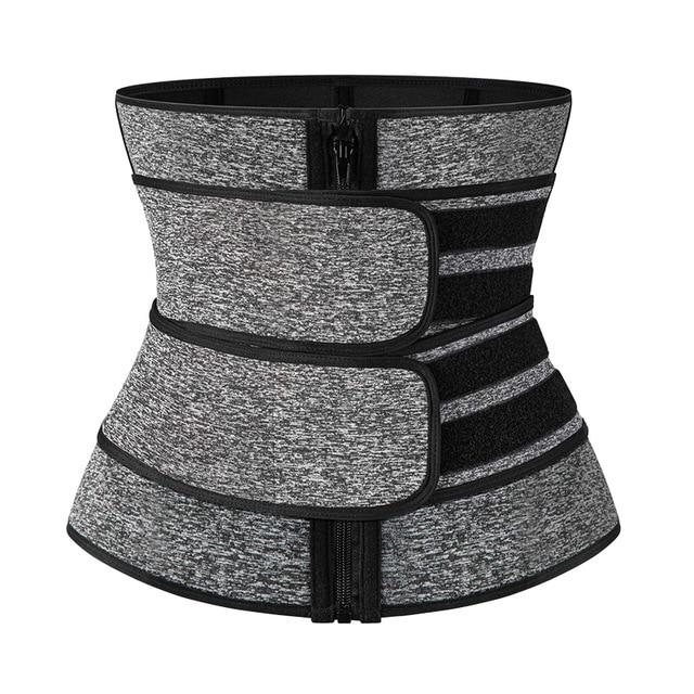 Premium Waist Trainer - Double Compression Straps with Supportive Zipper! - MakenShop