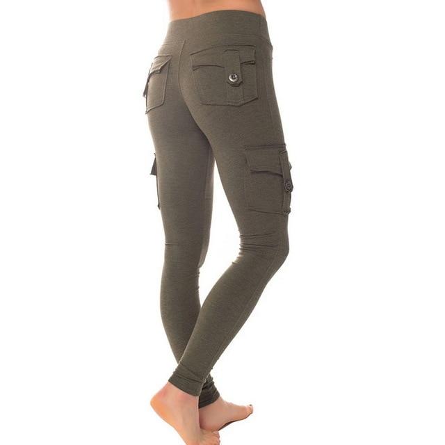 Bamboo Pockets Stretchy Soft Leggings Yoga Pants - MakenShop