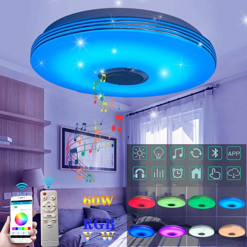 Smart Ceiling Lights Dimmable RGB Bluetooth