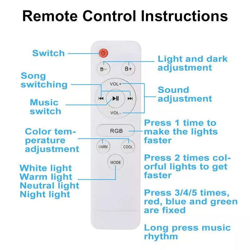 Smart Ceiling Lights Dimmable RGB Bluetooth