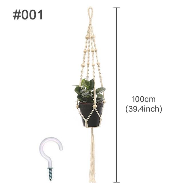 Handmade Macrame Plant Hanger Flower Pot - MakenShop