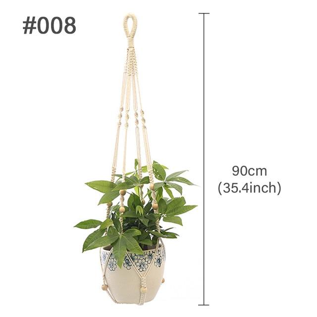 Handmade Macrame Plant Hanger Flower Pot - MakenShop