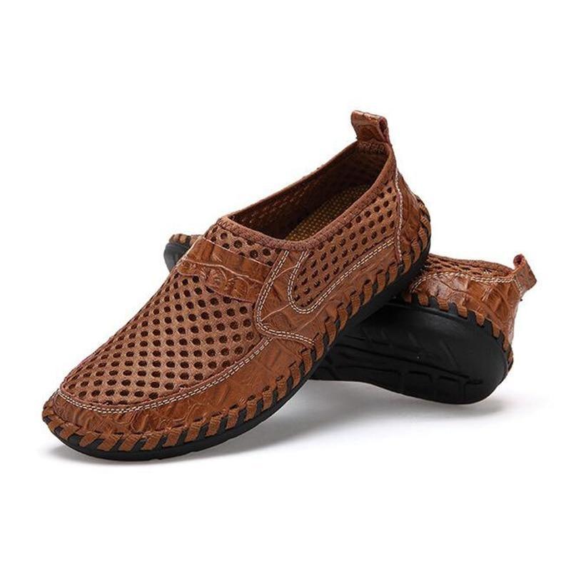 Genuine Leather Summer Casual Men Sandals Lazy Style - MakenShop